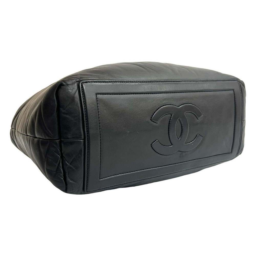 CHANEL Black Leather Tote Bag - Picture 7 of 10